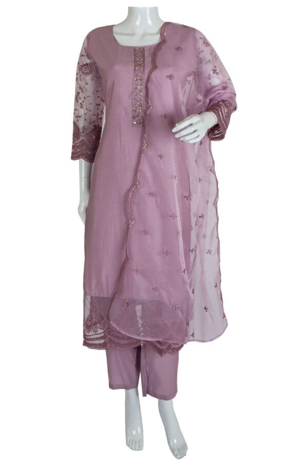 Roman Silk 3 Pcs Straight Kurti